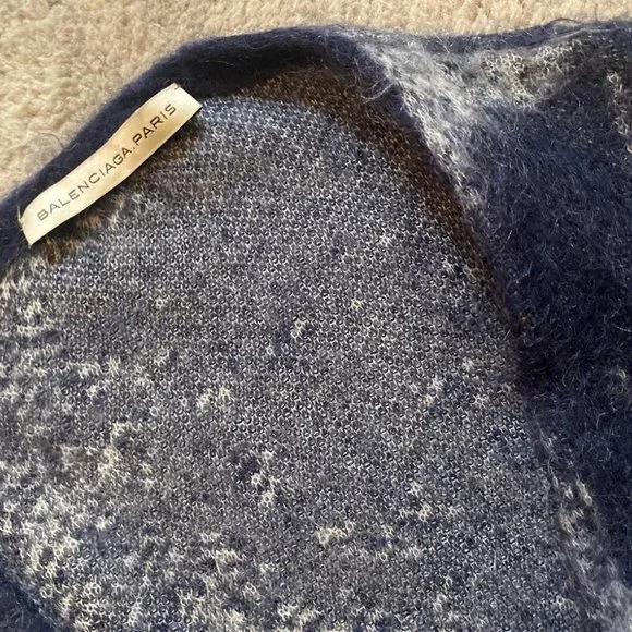 Balenciaga Long Fuzzy Cardigan